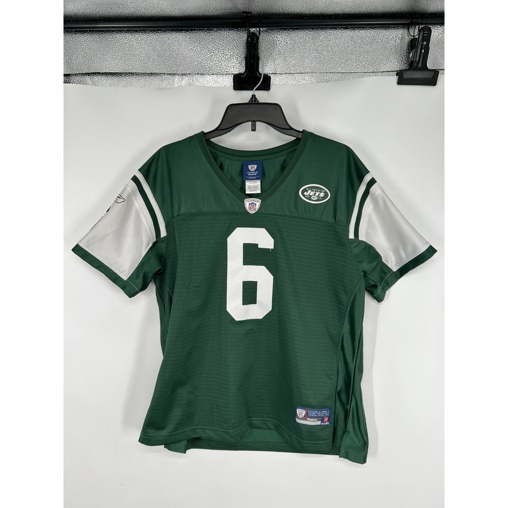 Reebok NFL New York Jets #6 Mark Sanchez Jersey Womens XL‎ Stitched Sewn Green